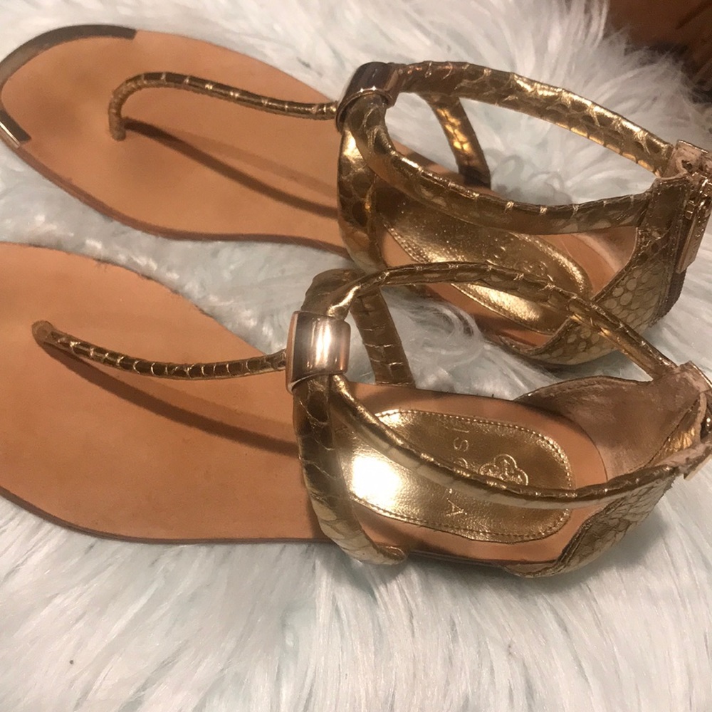 Gold Isola sandals